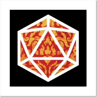 D20 Decal Badge - Efreeti Posters and Art